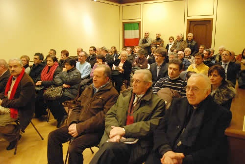 Il pubblico presente in sala durante la presentazione