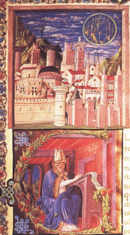 Agostino scrive la Citt di Dio di N. Polano (1459)