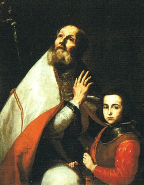 Agostino e un paggio, quadro di Ribera