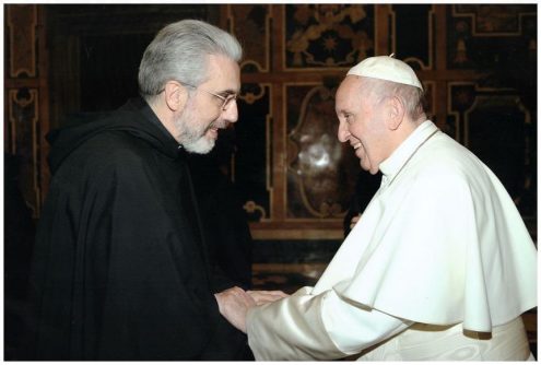 P. Marin con papa Francesco
