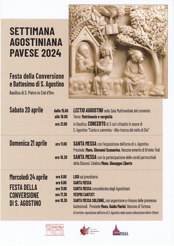 Locandina della Conversione di S. Agostino