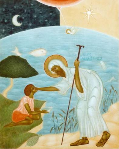  Sant'Agostino e il bambino in riva la mare: una rappresentazione simbolica del mistero della Trinit