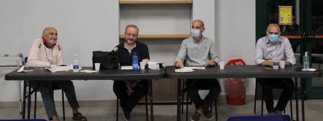 I relatori al tavolo della conferenza: da sinistra Ettore Fiorina, Ivano Gobbato e a destra Renato Ornaghi